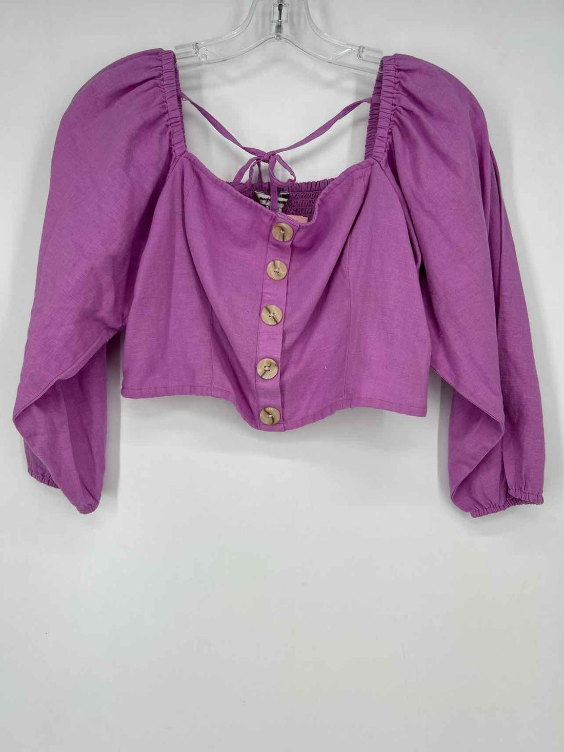 American Eagle Size M Purple Long Sleeve