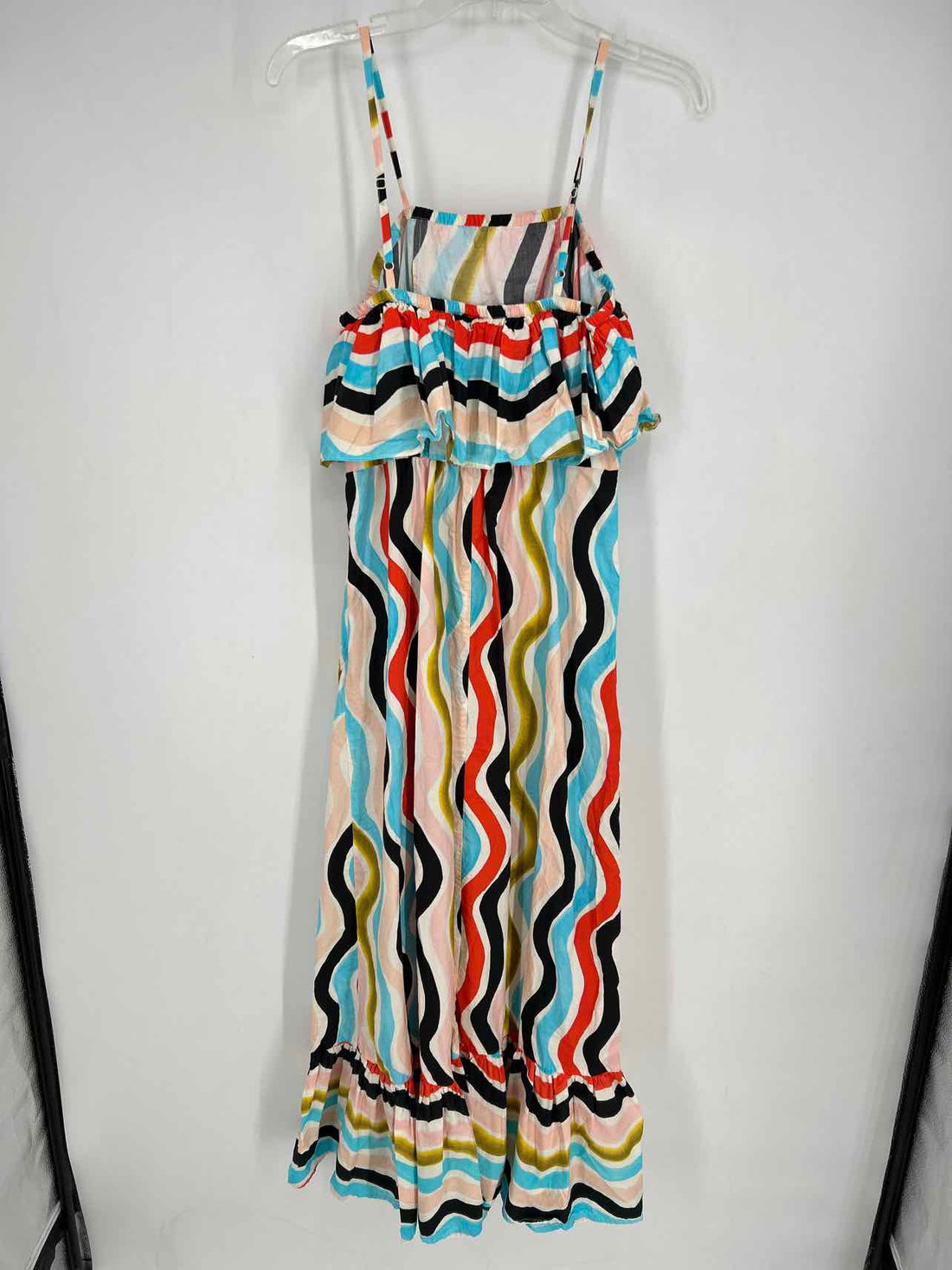 Farm for Anthropologie Size M Wavy Stripe Sleeveless Maxi