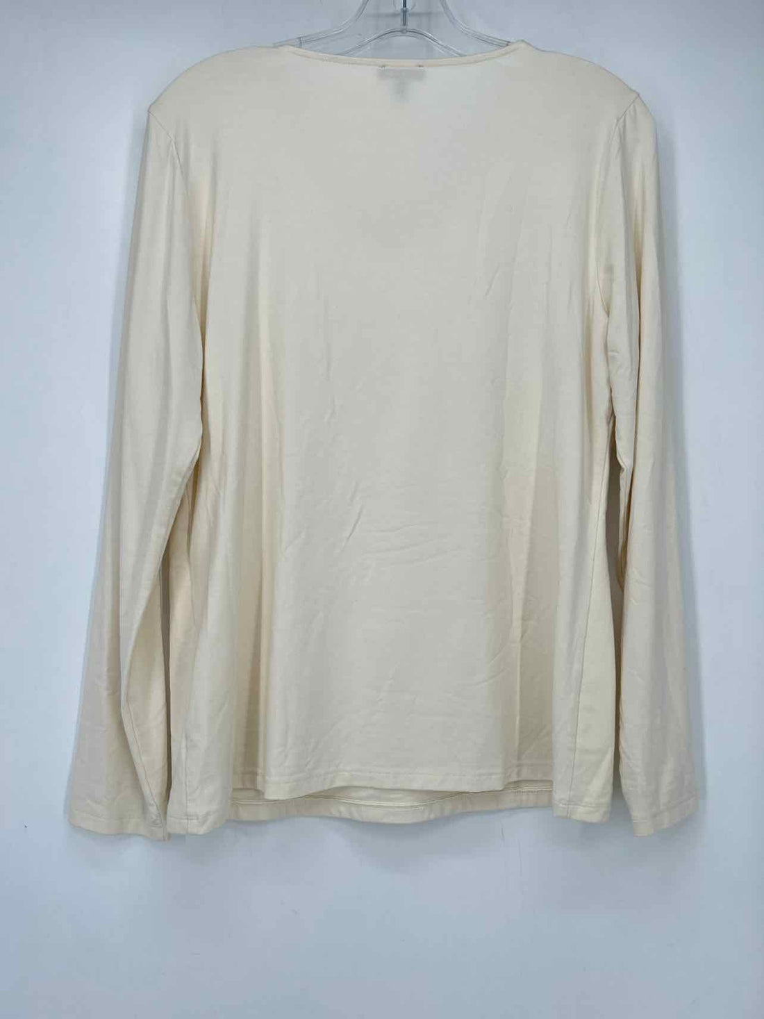 Talbots Size M Ivory Long Sleeve