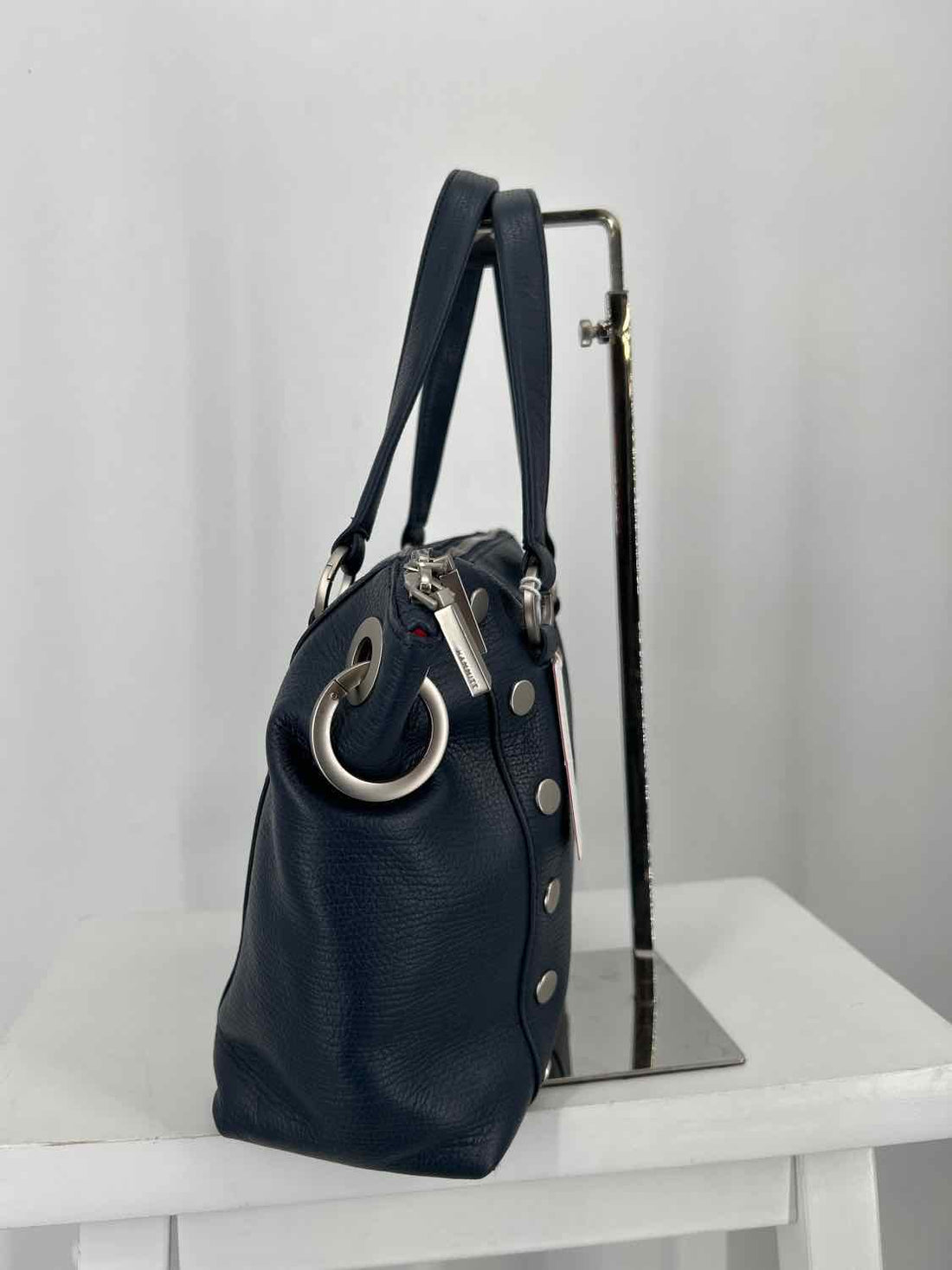 Hammitt Navy Leather Satchel