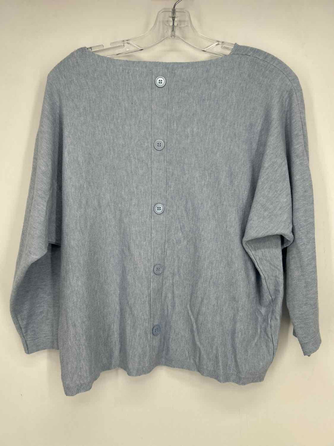 Mila Milano Size XL Light Blue Rayon Blend Sweater