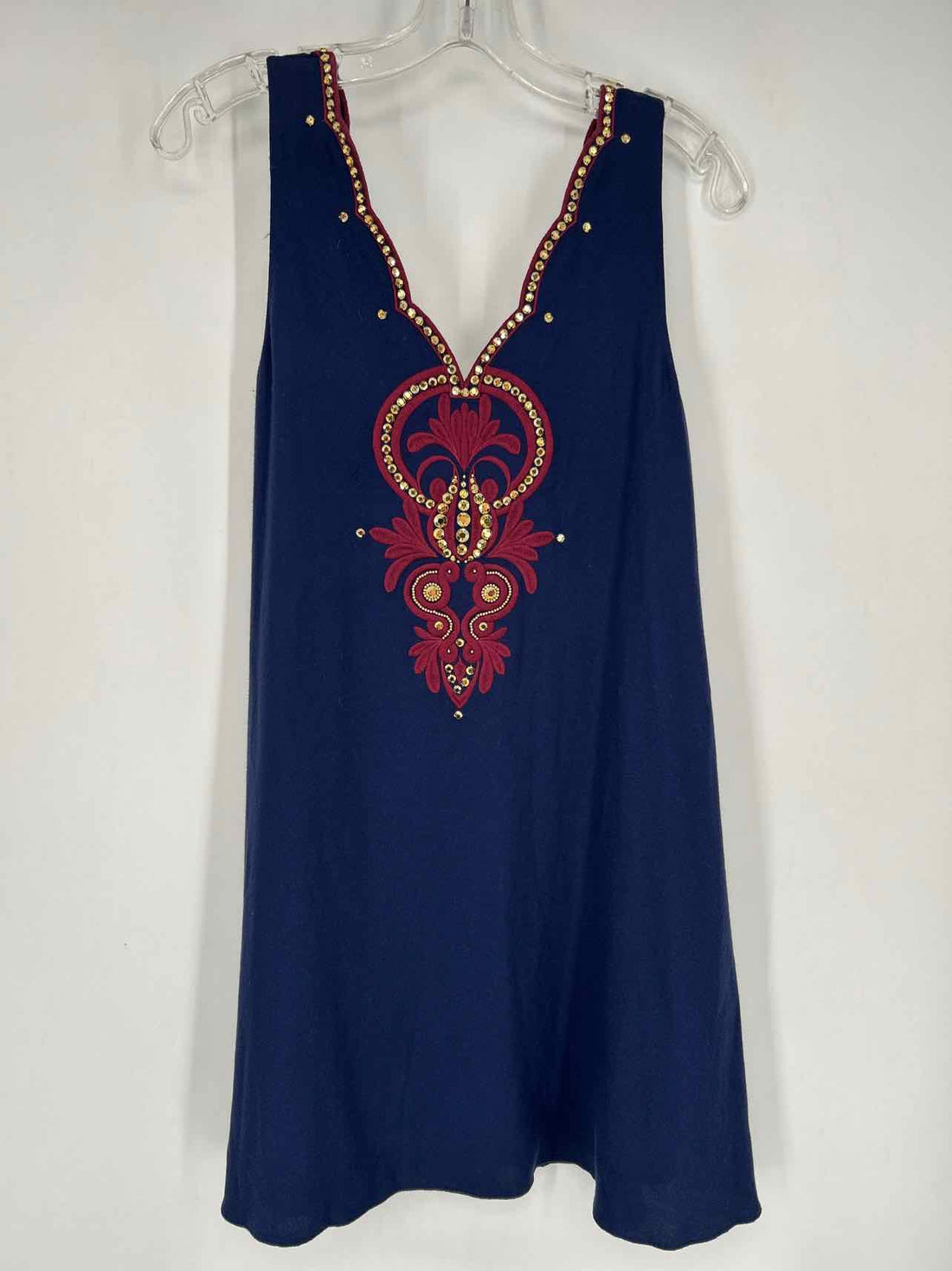 Lilly Pulitzer XS Navy & Burgandy NWT Lilly Pulitzer Dress