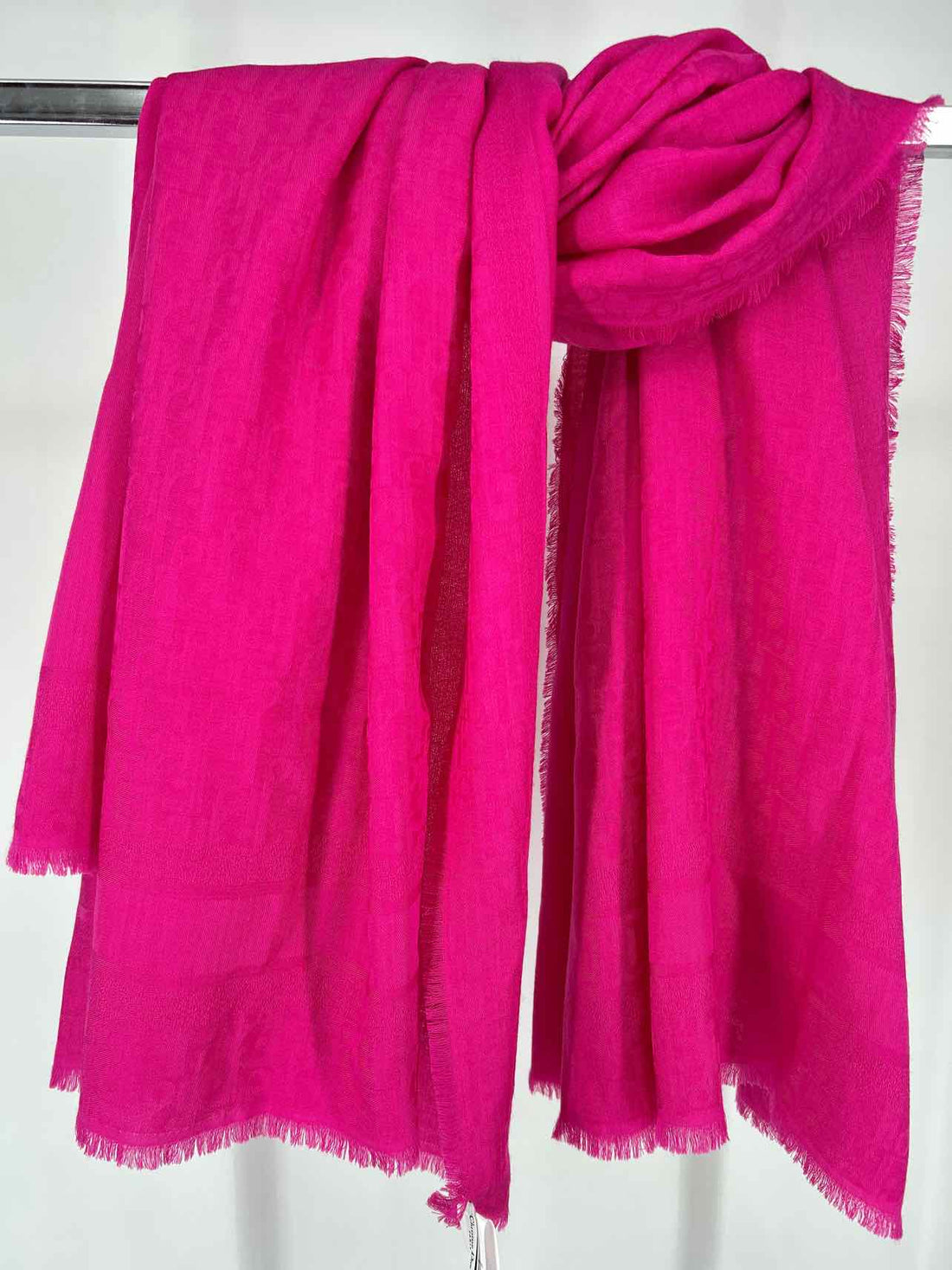 Christian Dior Wool Silk & Cashmere Fuchsia LUXURY
