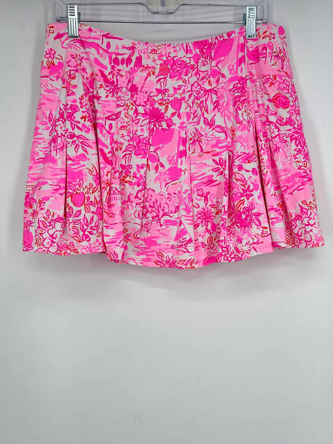 Lilly Pulitzer Luxletic Size XL Pink & White Print Lilly Pulitzer Luxletic Skort