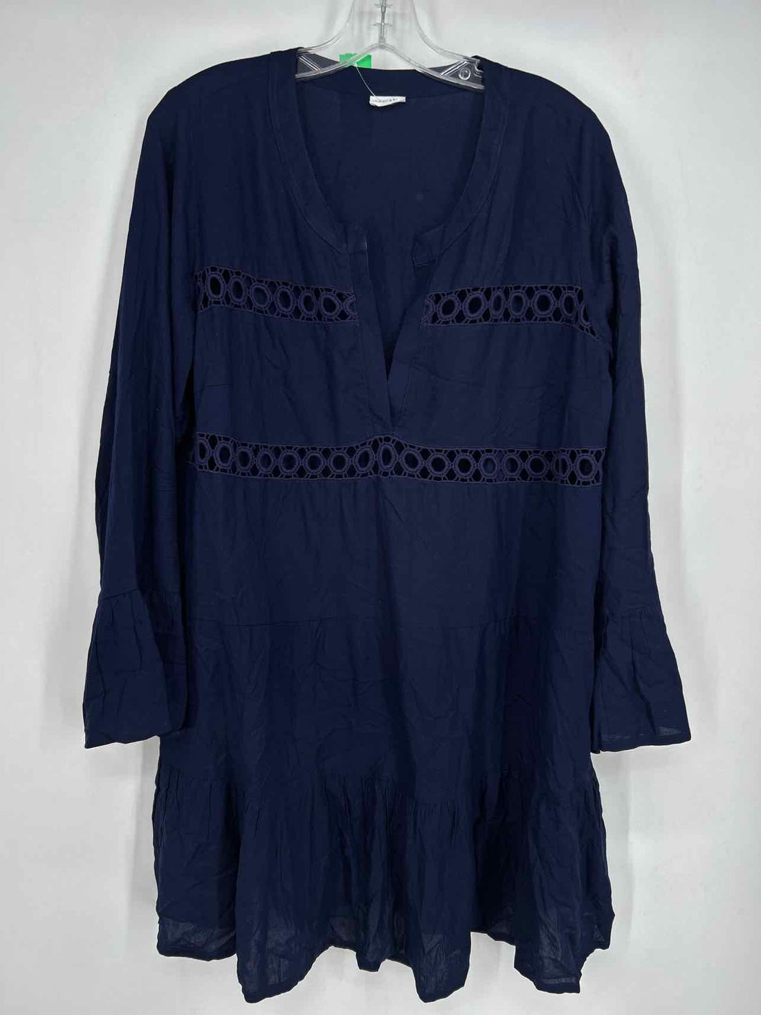 Lascana Size 8/10 Navy Long Sleeve Coverup
