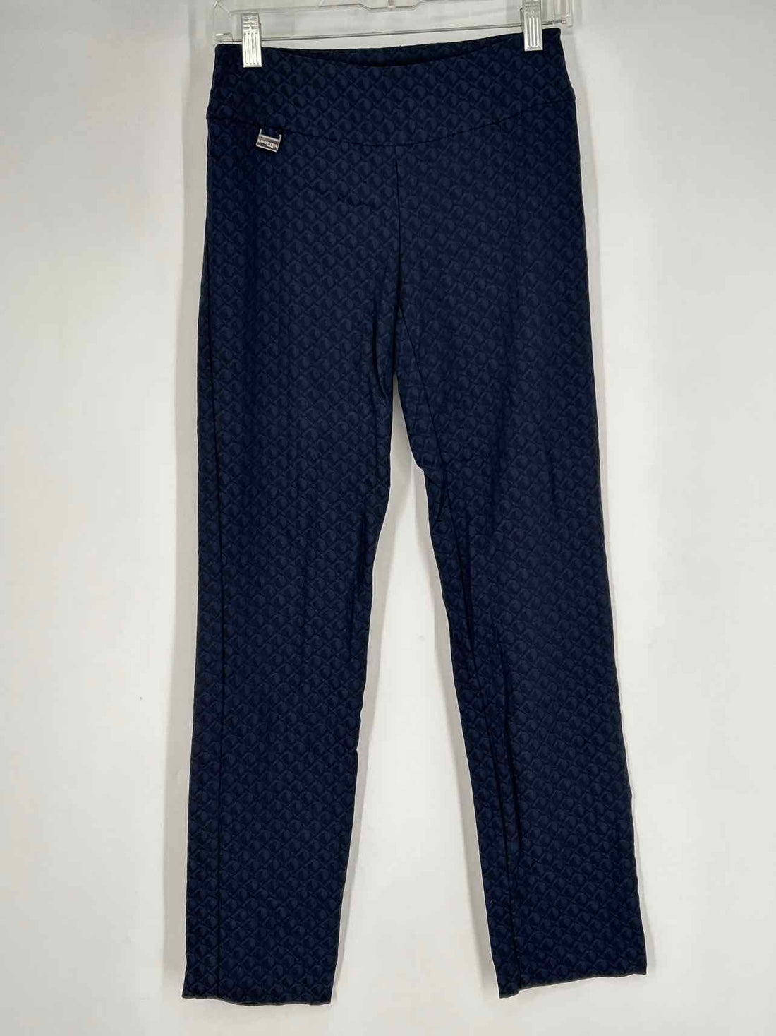 Lisette Size 4 Dark Navy Print Pants