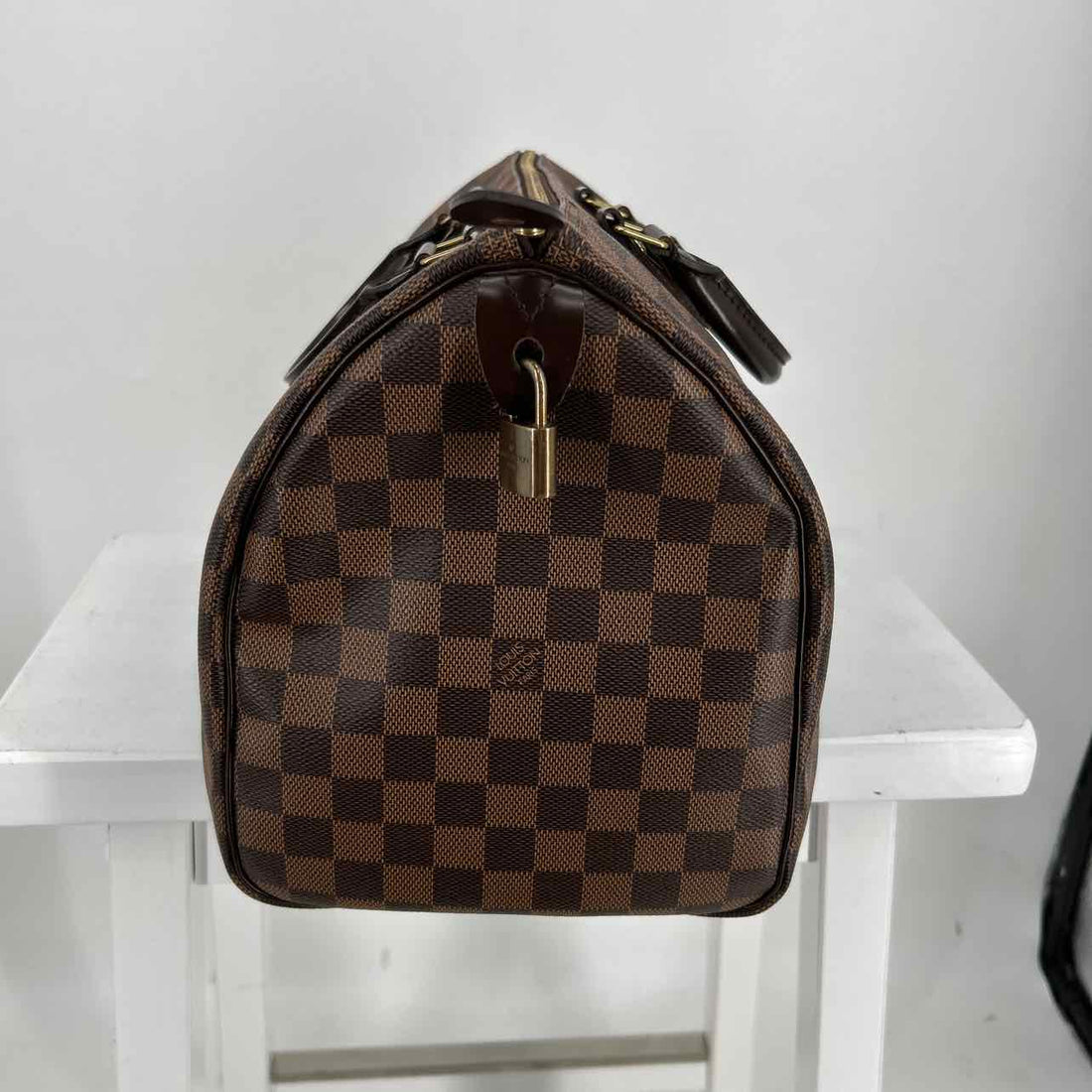 Louis Vuitton Speedy 35 Damier Ebene Coated Canvas Like New LUXURY