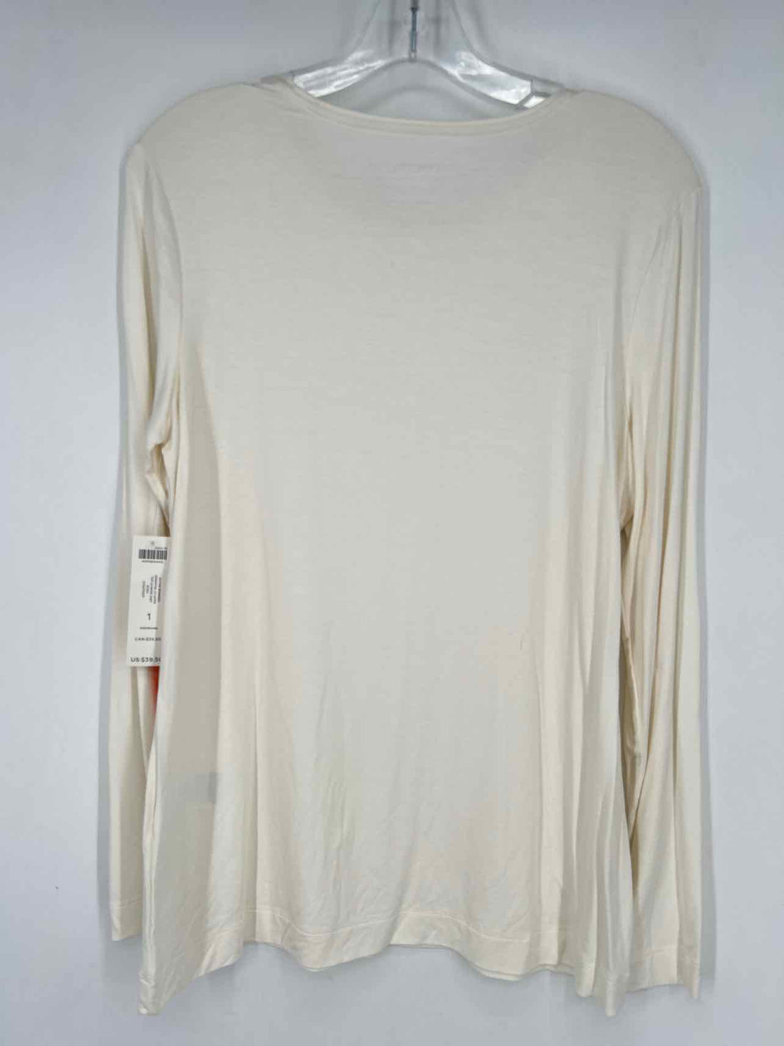 Chicos Size 1 (M) White NWT Long Sleeve