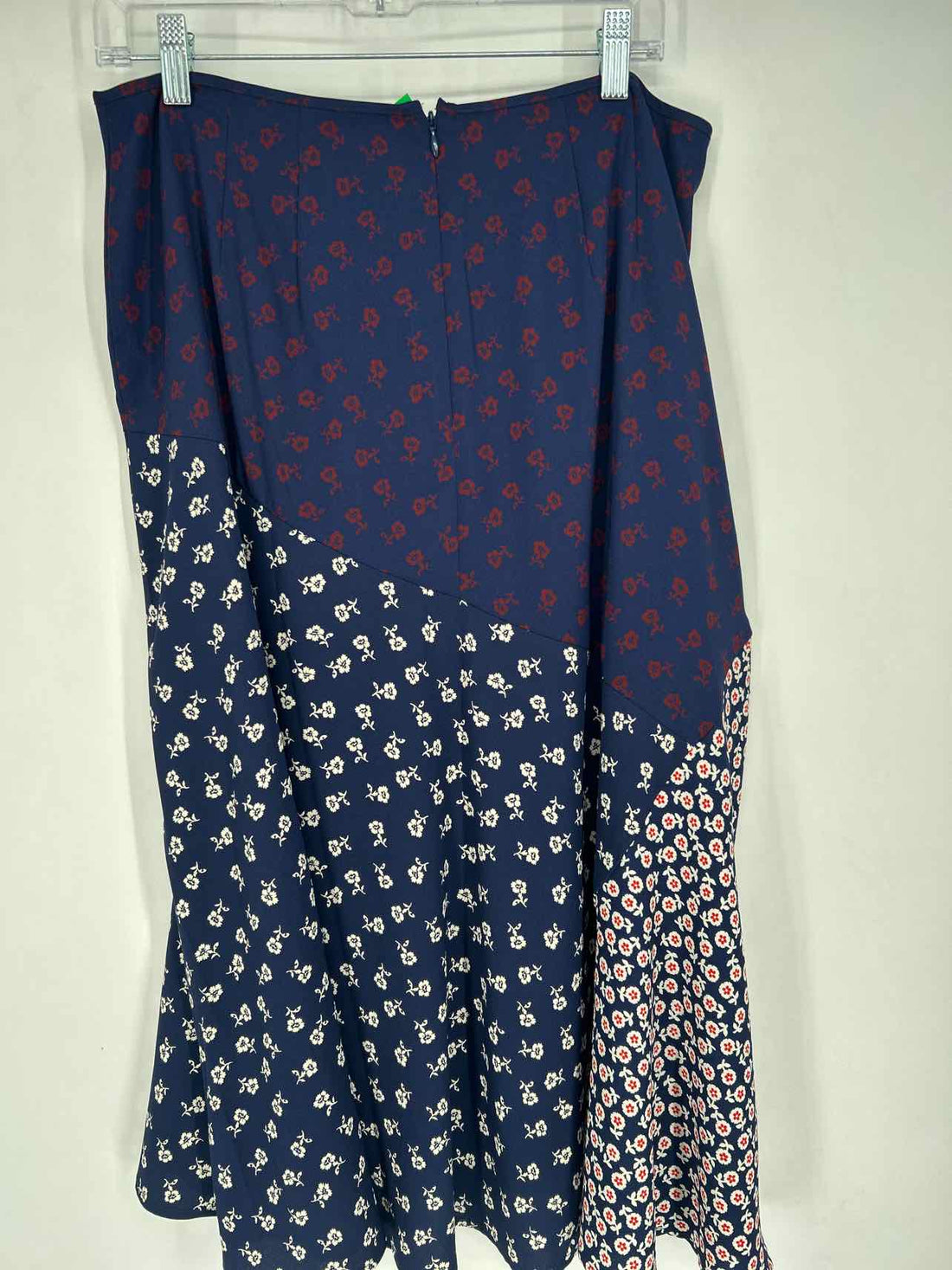 Talbots Size 12 Navy Red & White Floral Skirts