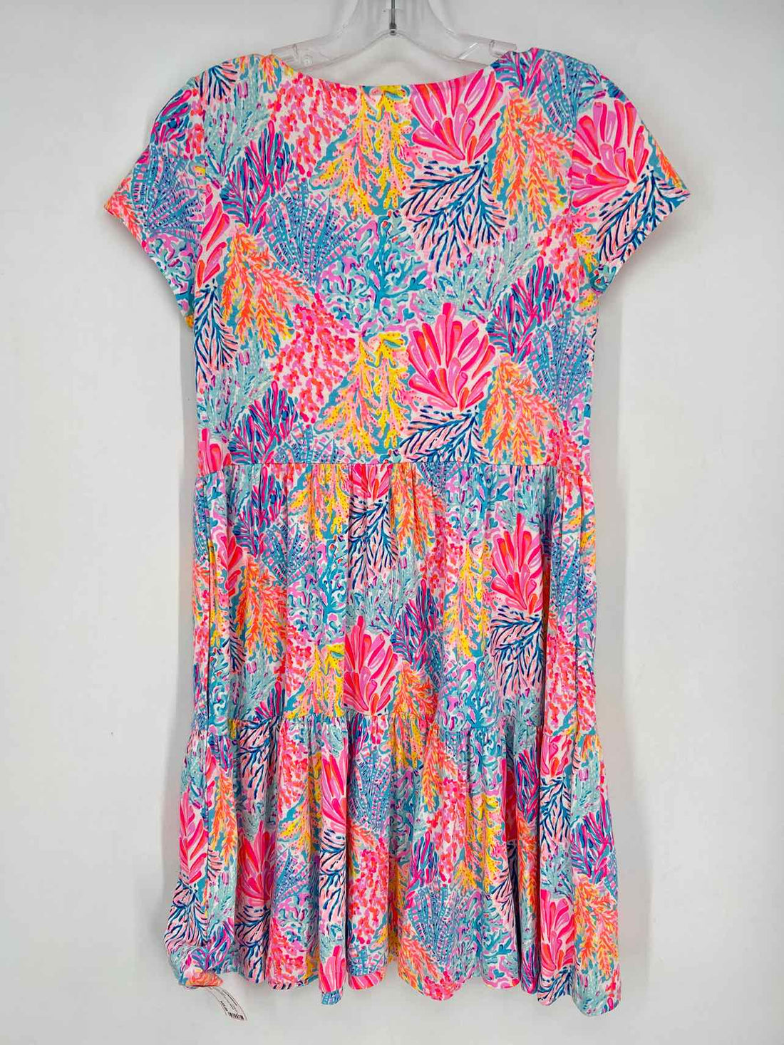 Lilly Pulitzer XS Neon Mulicolor Print Short Sleeve Lilly Pulitzer Dress