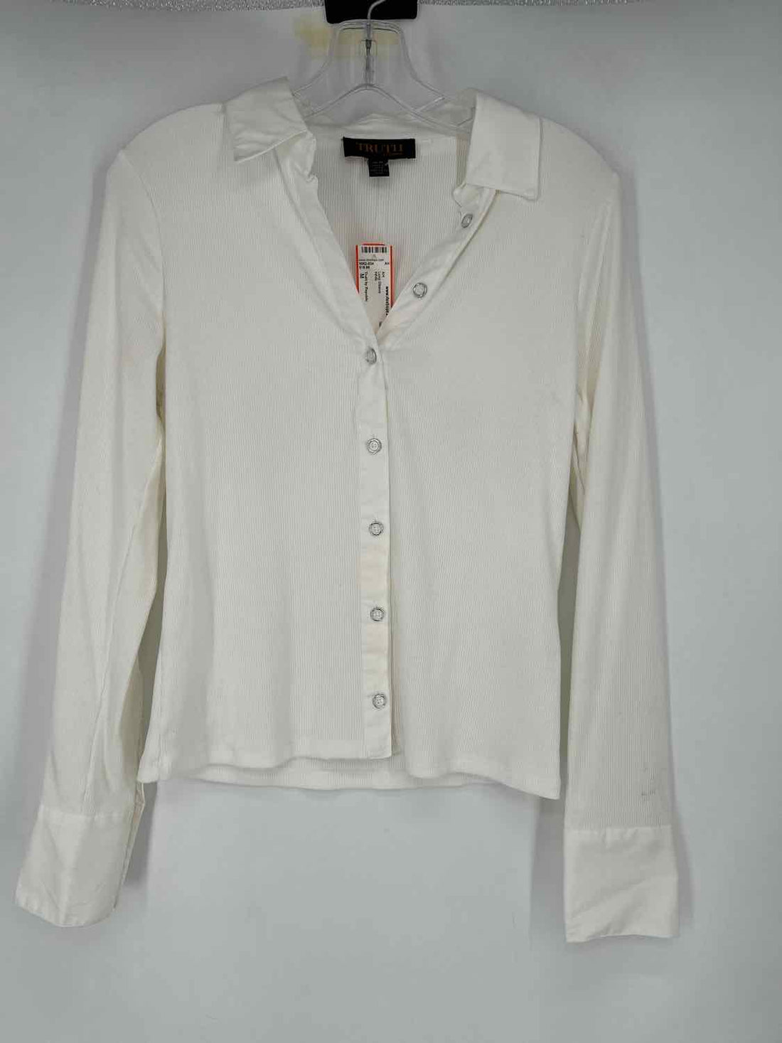 Truth by Republic Size M White Long Sleeve
