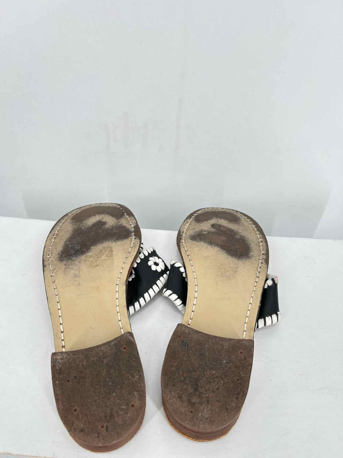 Jack Rogers Women Size 8 Black & White Sandals