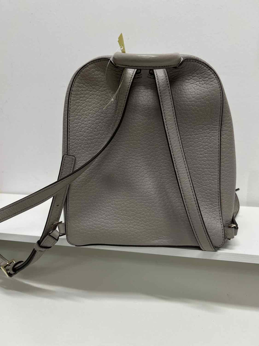 Kate Spade Light Gray Leather Excellent Condition Backpack