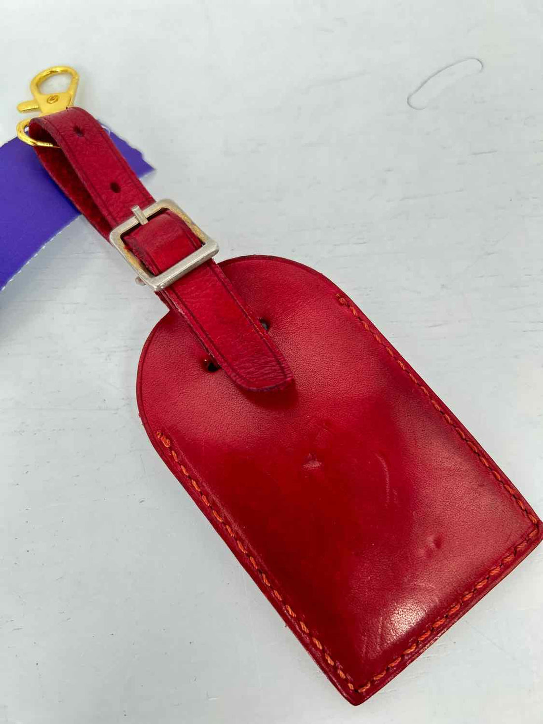 Louis Vuitton Leather Red Like New LUXURY