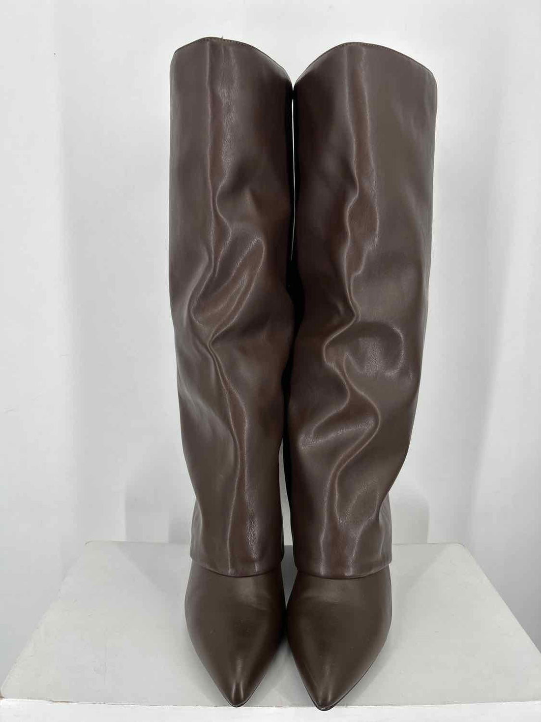 Modatope Women Size 10 Brown Knee-High Boot