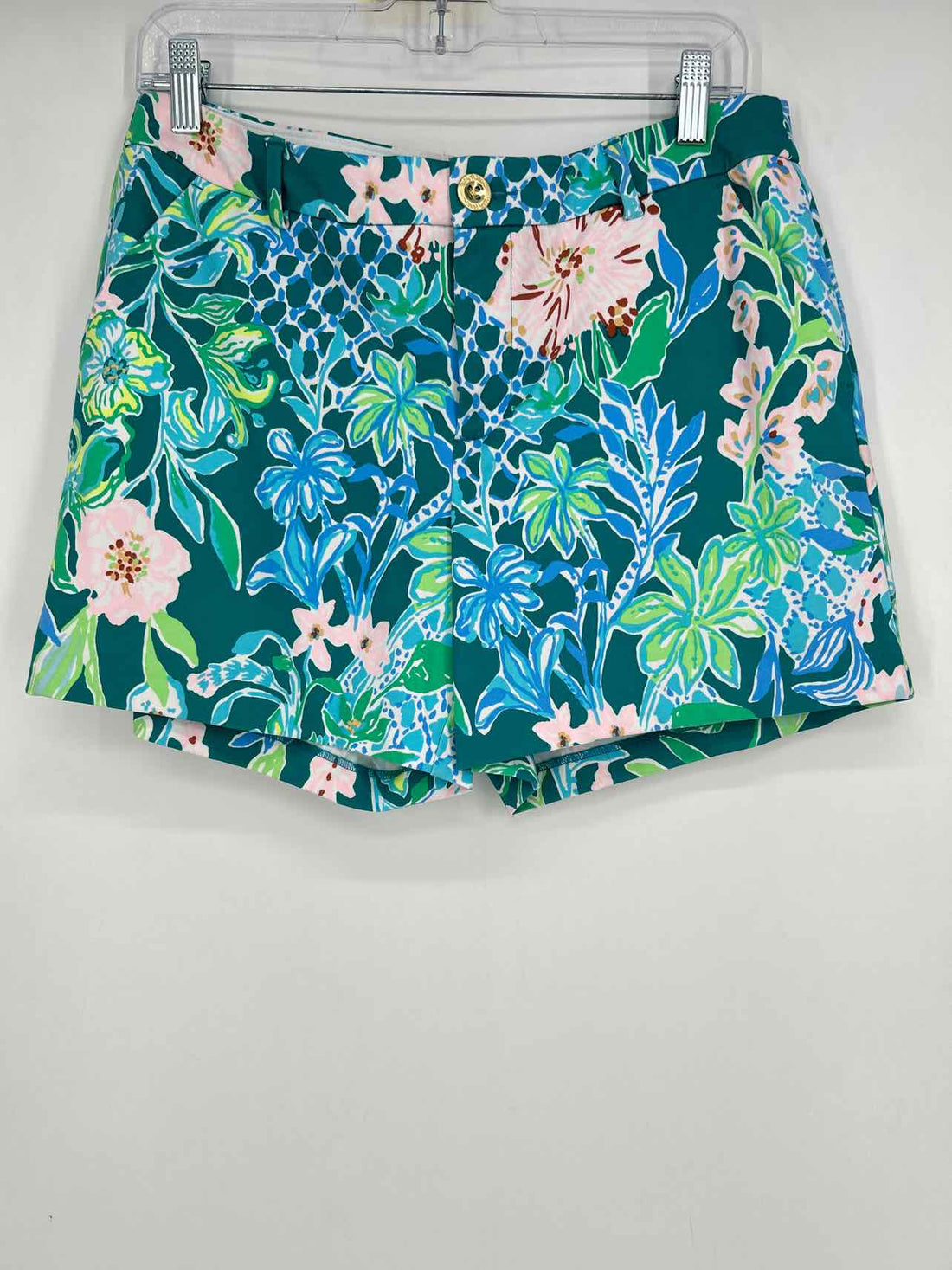 Lilly Pulitzer 10 Teal Floral Lilly Pulitzer Shorts