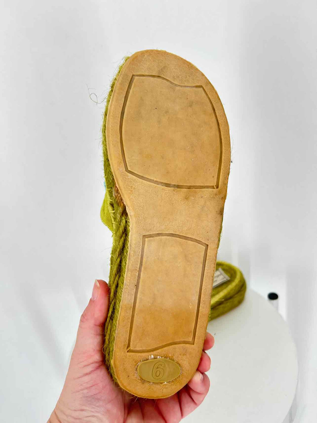 Rapunzel Rapunzel Women Size 6 Lime Green Espadrilles