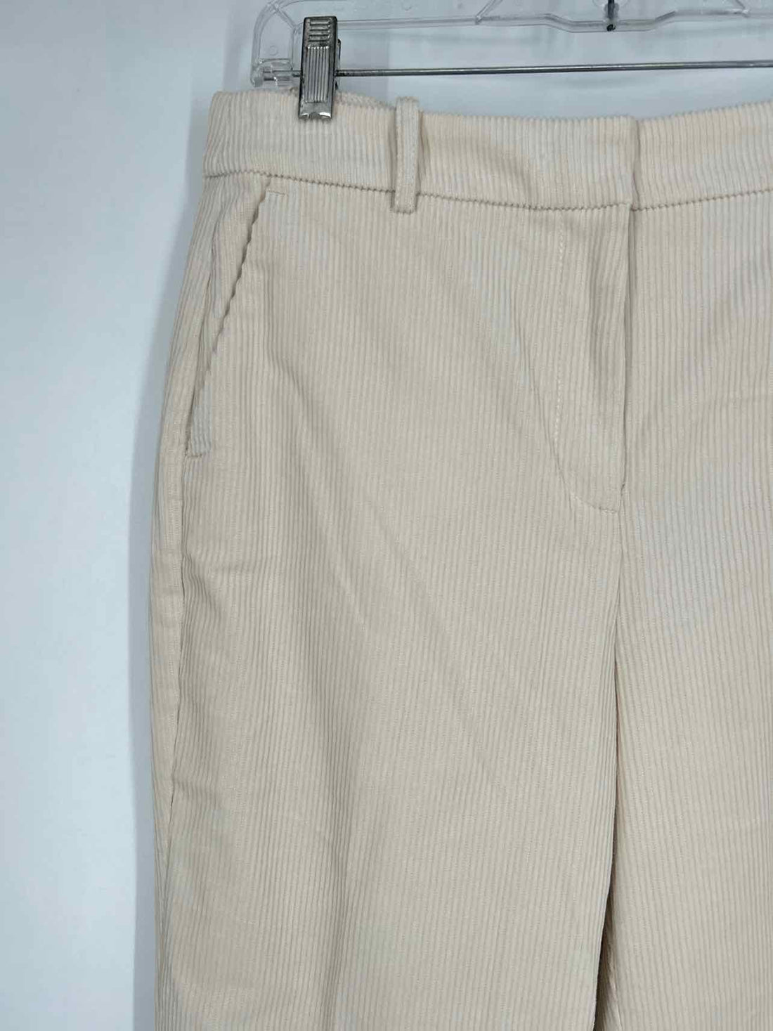 J Crew Size 10 Cream Corduroy Pants