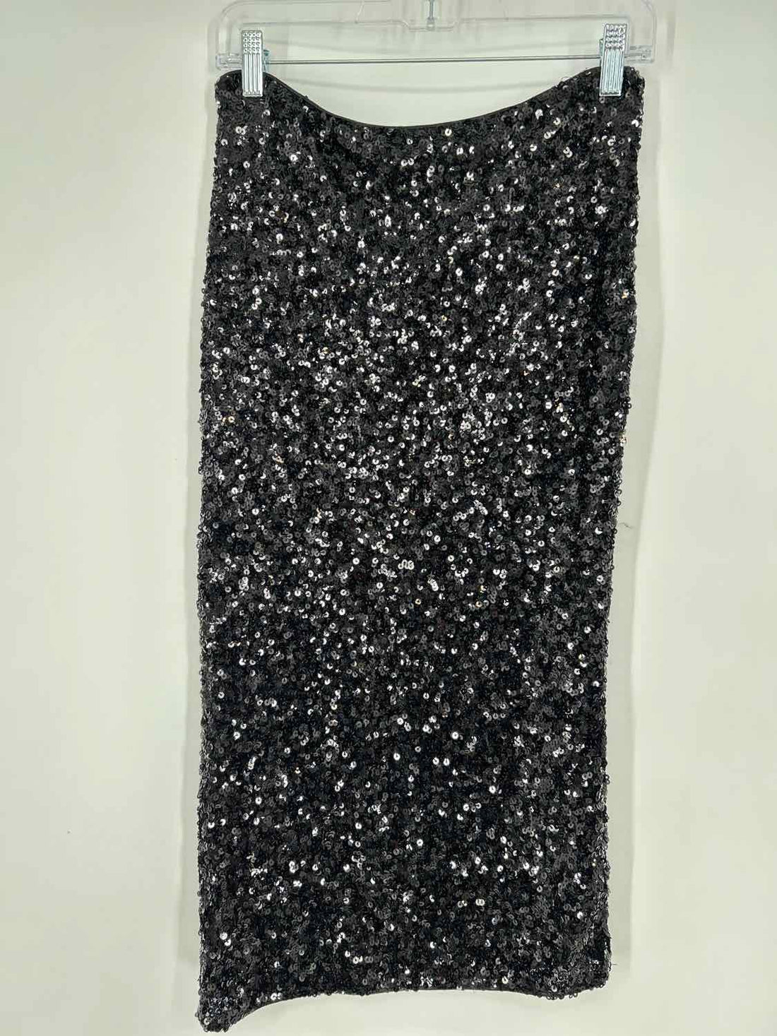 Aqua L Black Sequined Holiday