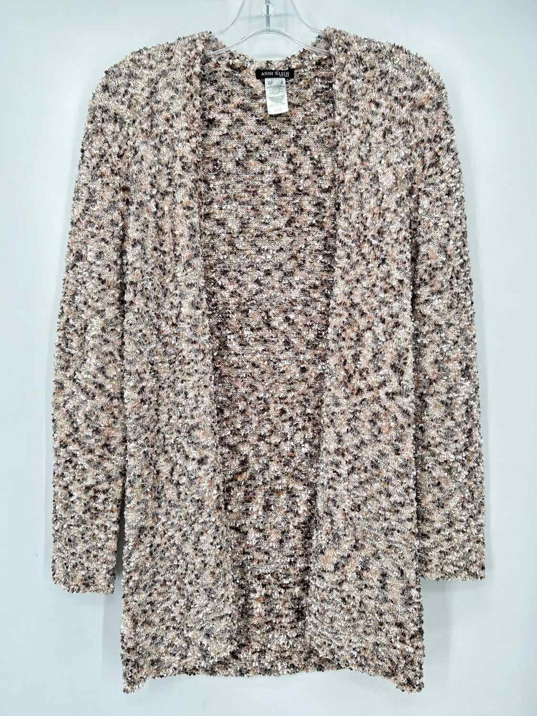 Anne Klein Size S Beige Multi Cardigan
