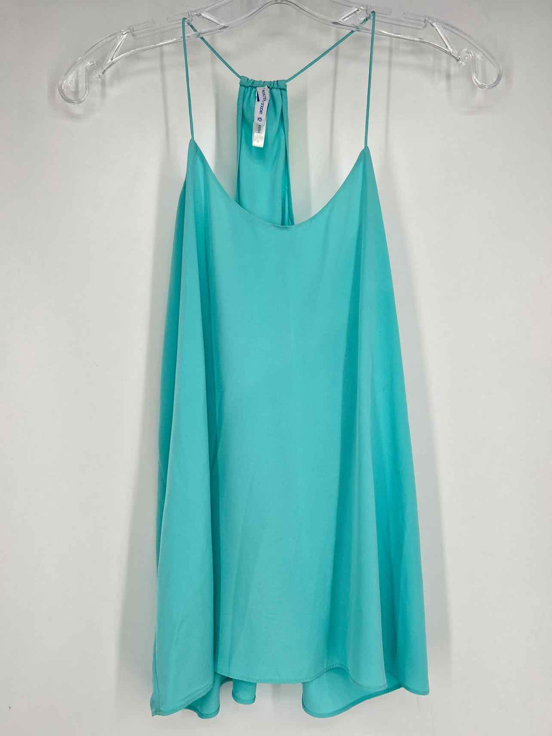 Southern Tide Size 2 Aqua Silk Tank Top