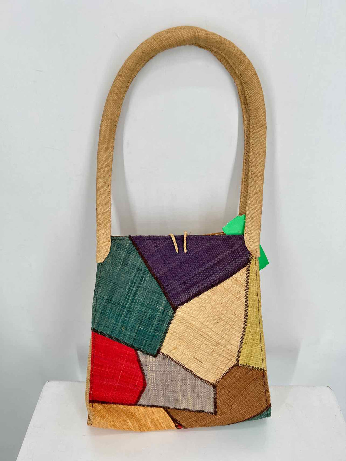 Savannah Multi Color Straw Handmade Purse