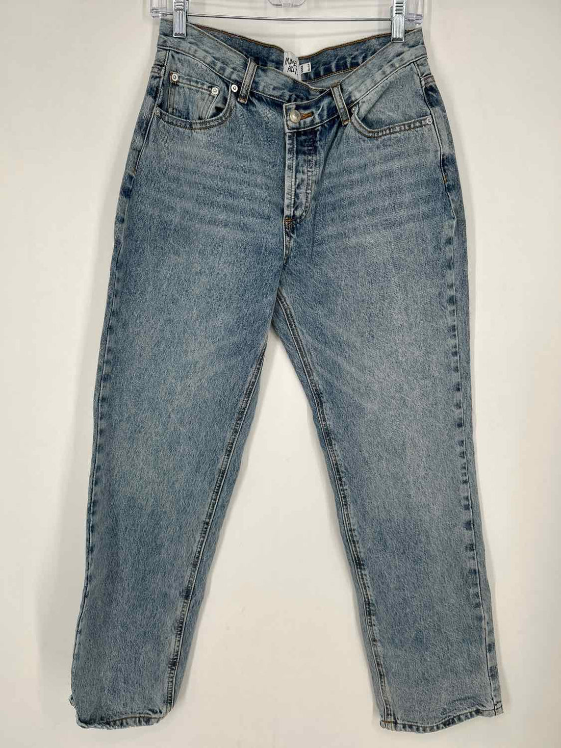 Princess Polly Size 8 Medium Wash Denim Jeans