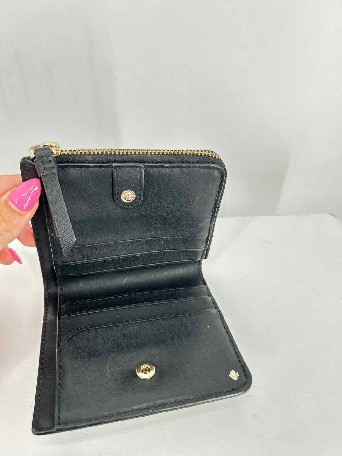 Kate Spade Black Saffiano Leather Wallet
