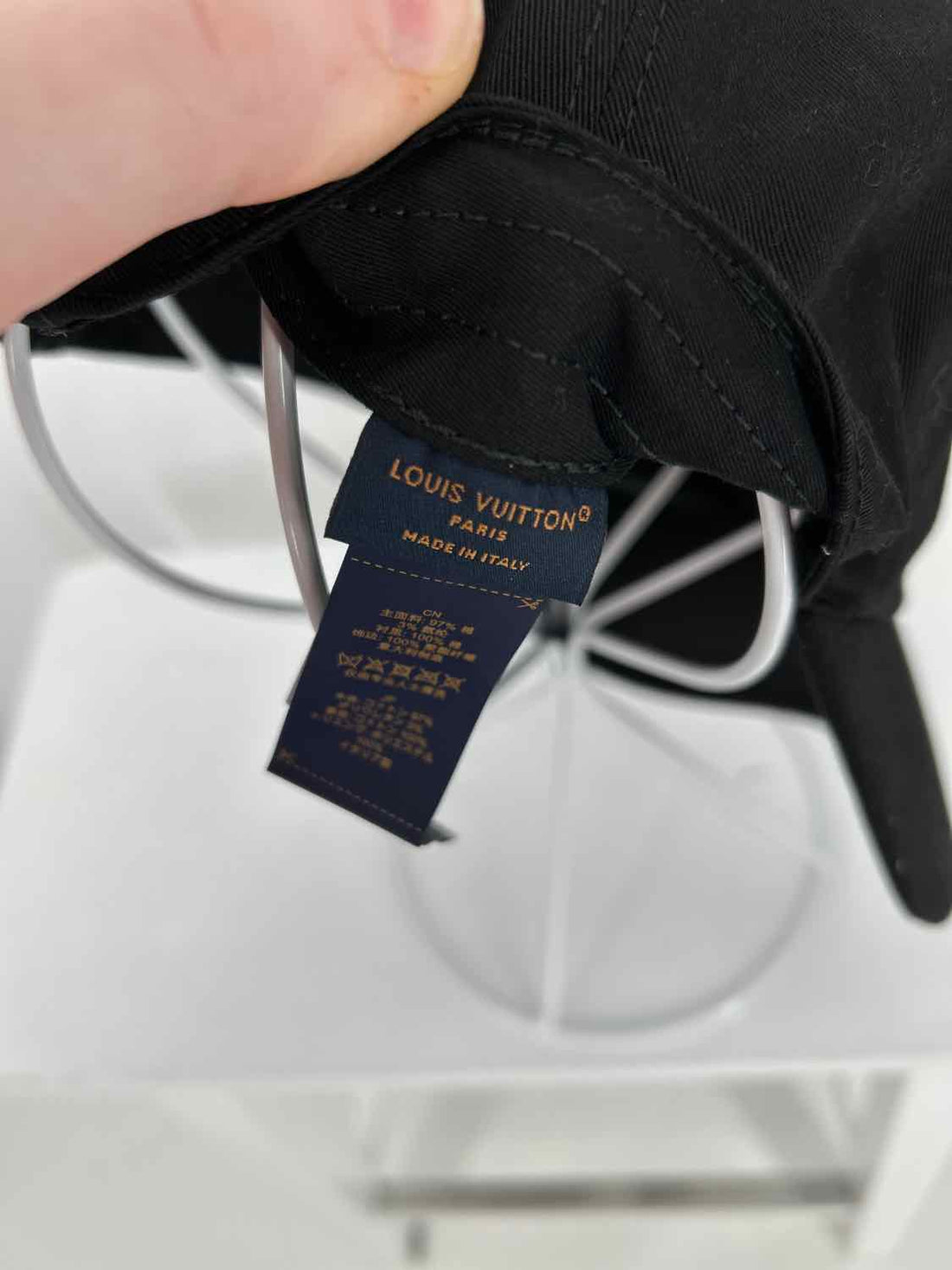 Louis Vuitton Size One Size Black LV League Cap Hats