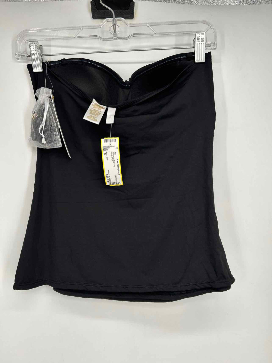 Anne Cole Size M Black NWT Swimsuit Top Only