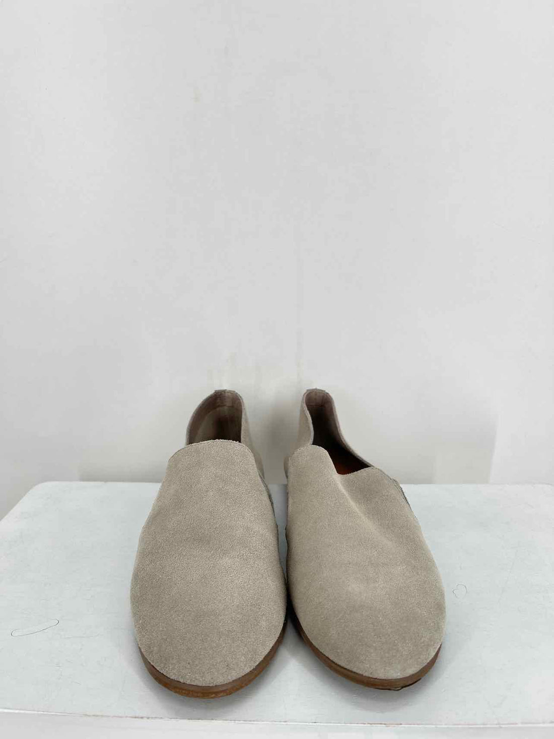 Lucky Brand Women Size 9 Grey Genuine Leather Loafers