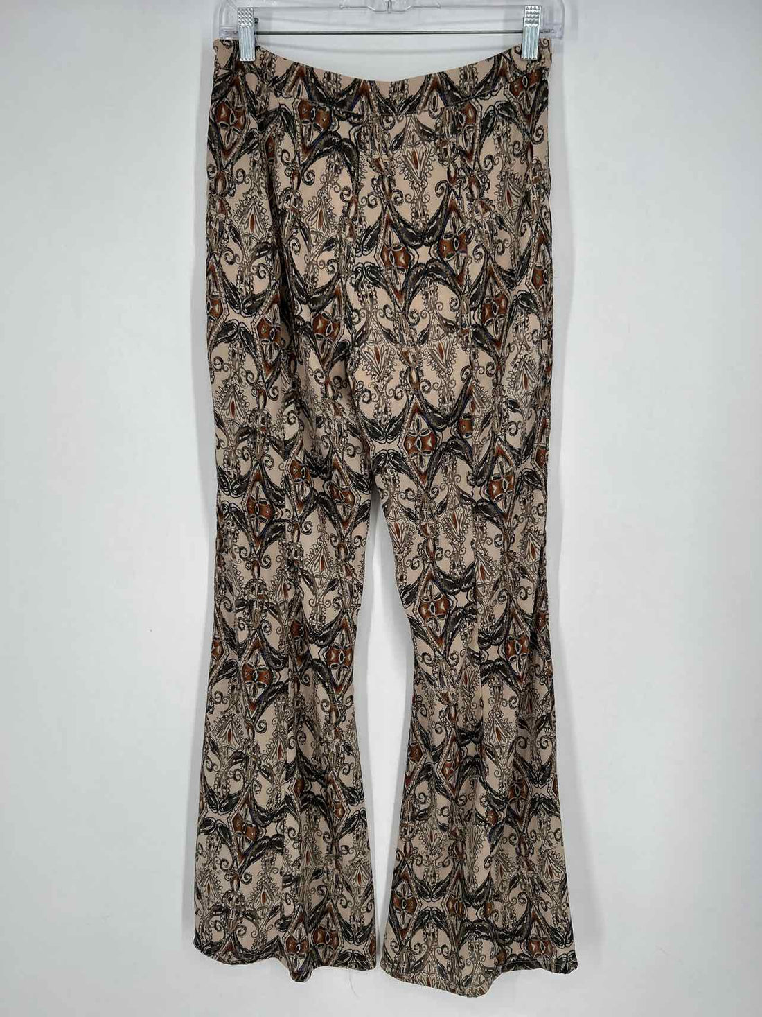 Sugar + Lips Size M Beige Print Pants