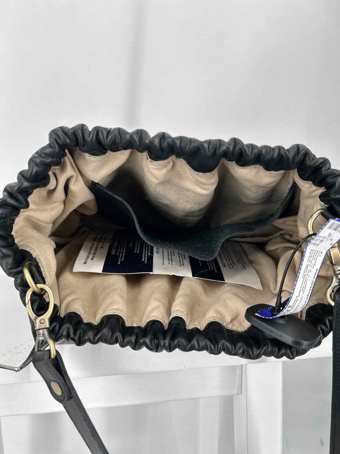 Parker Thatch Black Leather Shoulder
