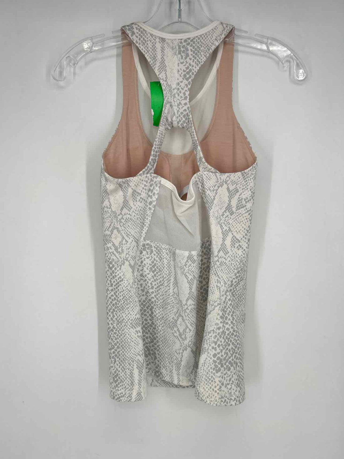 Lululemon Size 4 White Reptile Active Tops