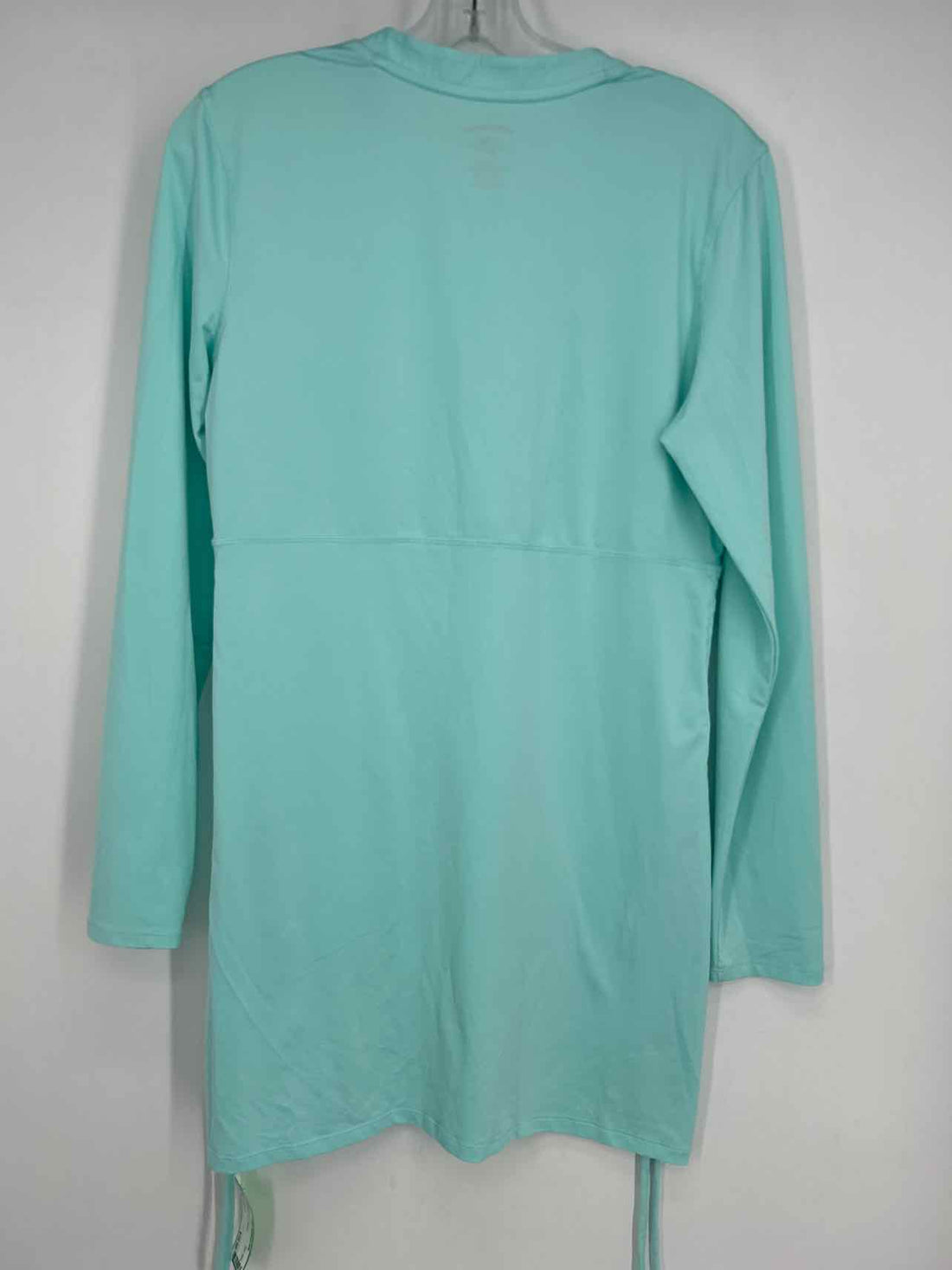 Reel Legends Size M Light Blue Long Sleeve Coverup