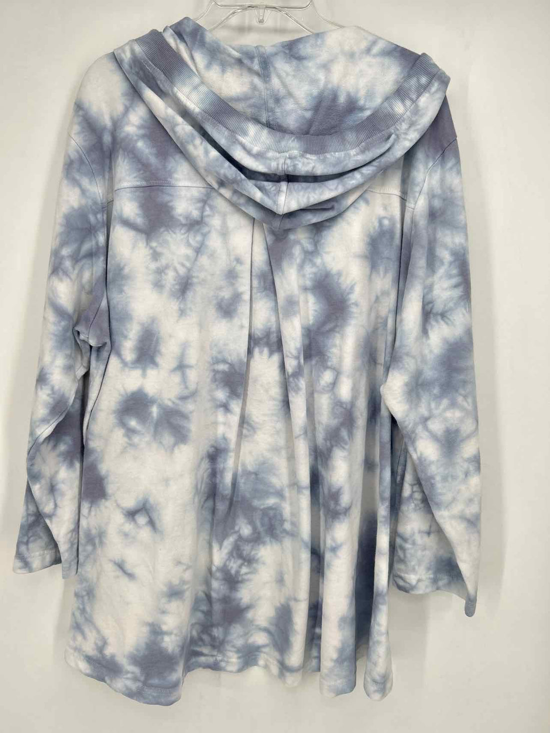 Jane And Delancy Size 2X Blue Tie Dye Hoodie