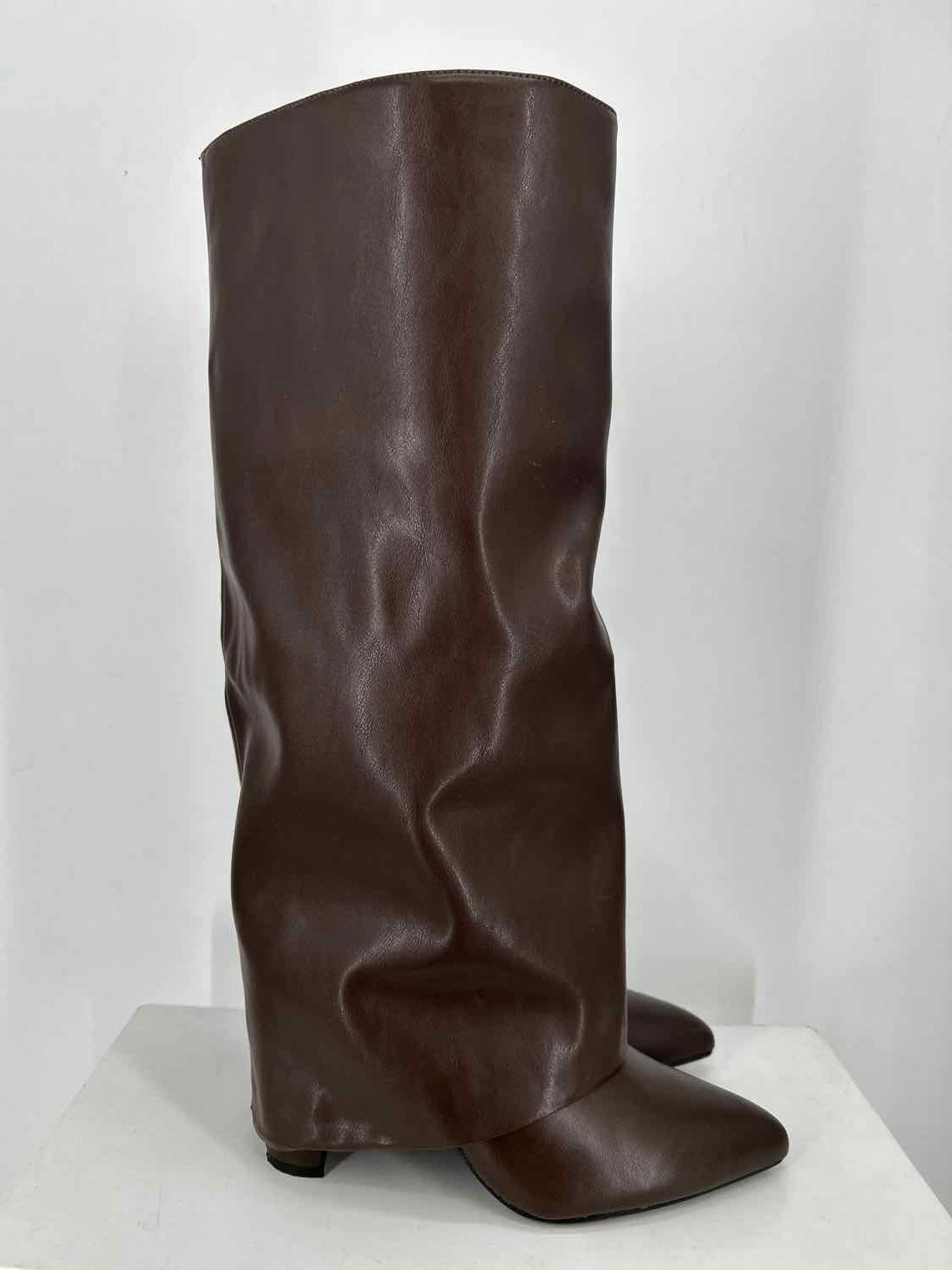 Modatope Women Size 10 Brown Knee-High Boot