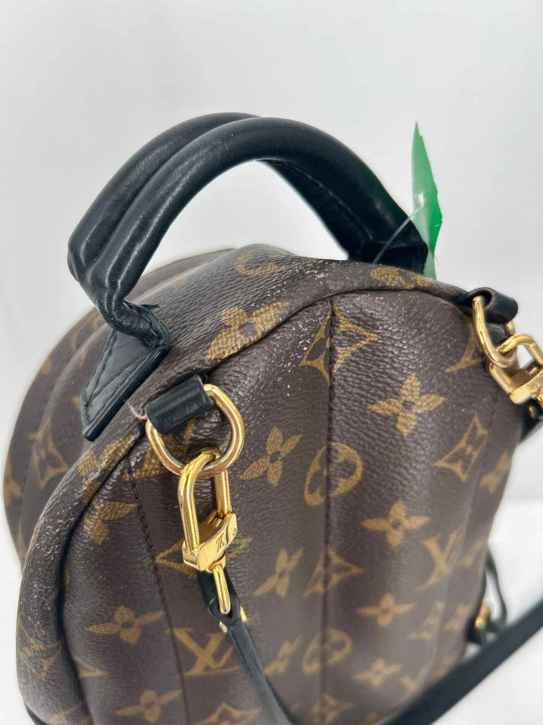 Louis Vuitton Palm Springs  Monogram Coated Canvas & Leather Pre Owned LUXURY