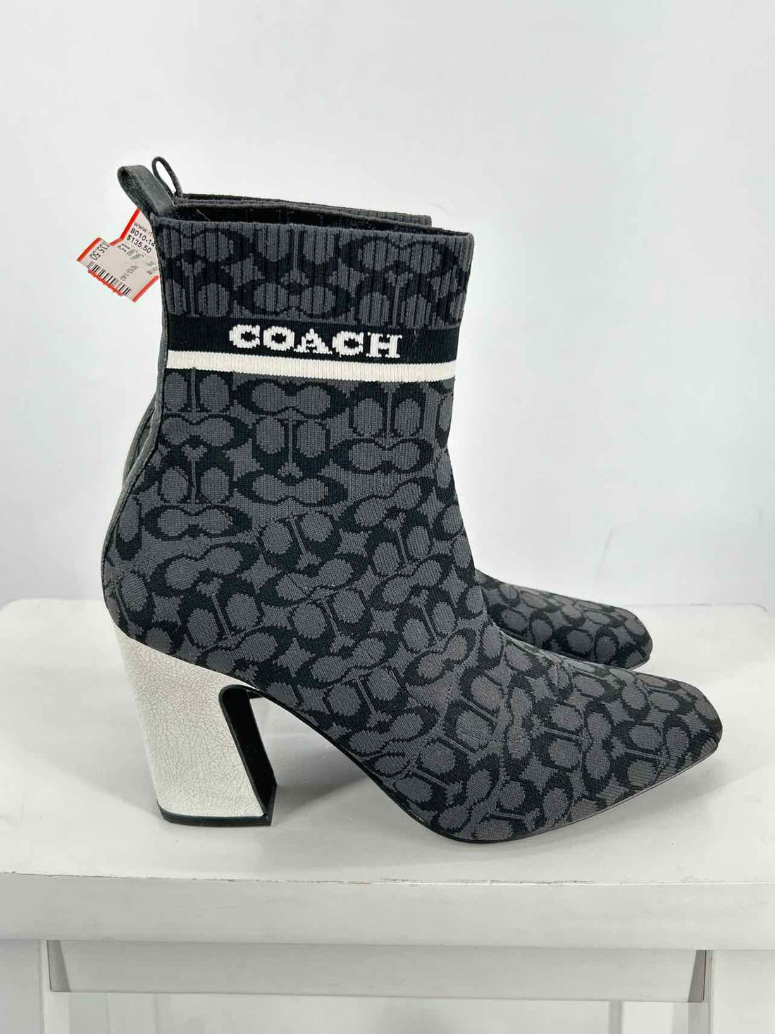 Coach Women Size 8.5 Grey Ankle Boot