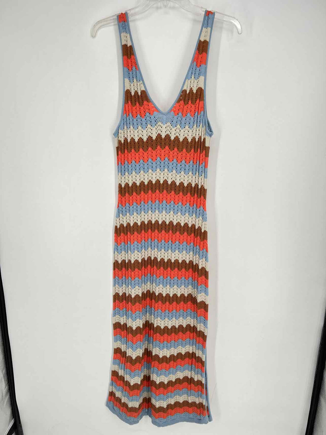Rip Curl Size XL Multi Color Stripe Crochet NWT Maxi