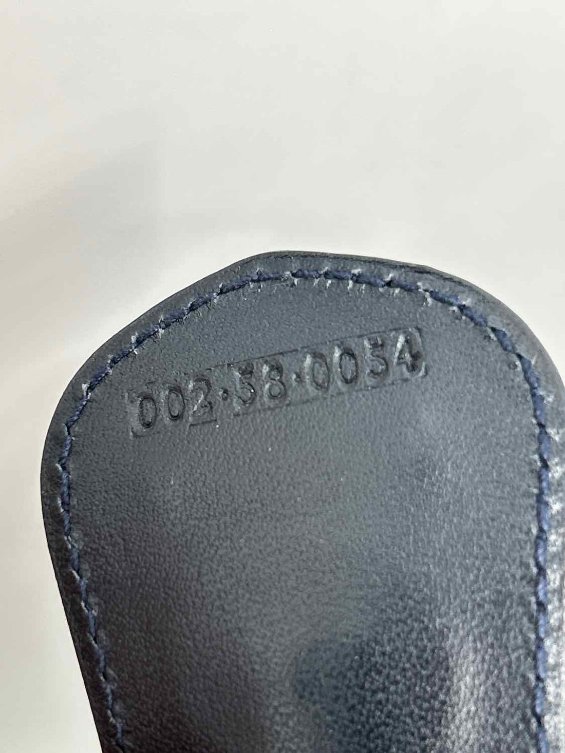 Gucci Navy Coated Canvas & Leather Vintage LUXURY