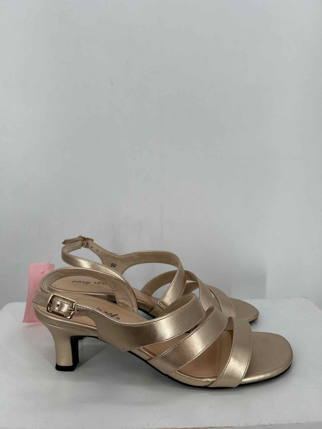 Easy Street Women Size 9 Brushed Gold Wedges