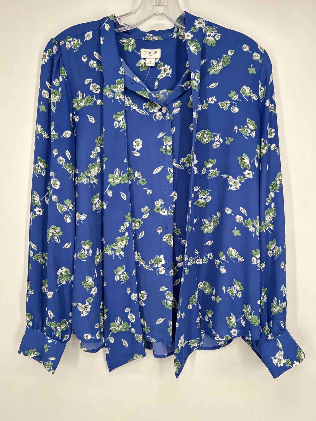 J Crew Size S Blue Print Long Sleeve