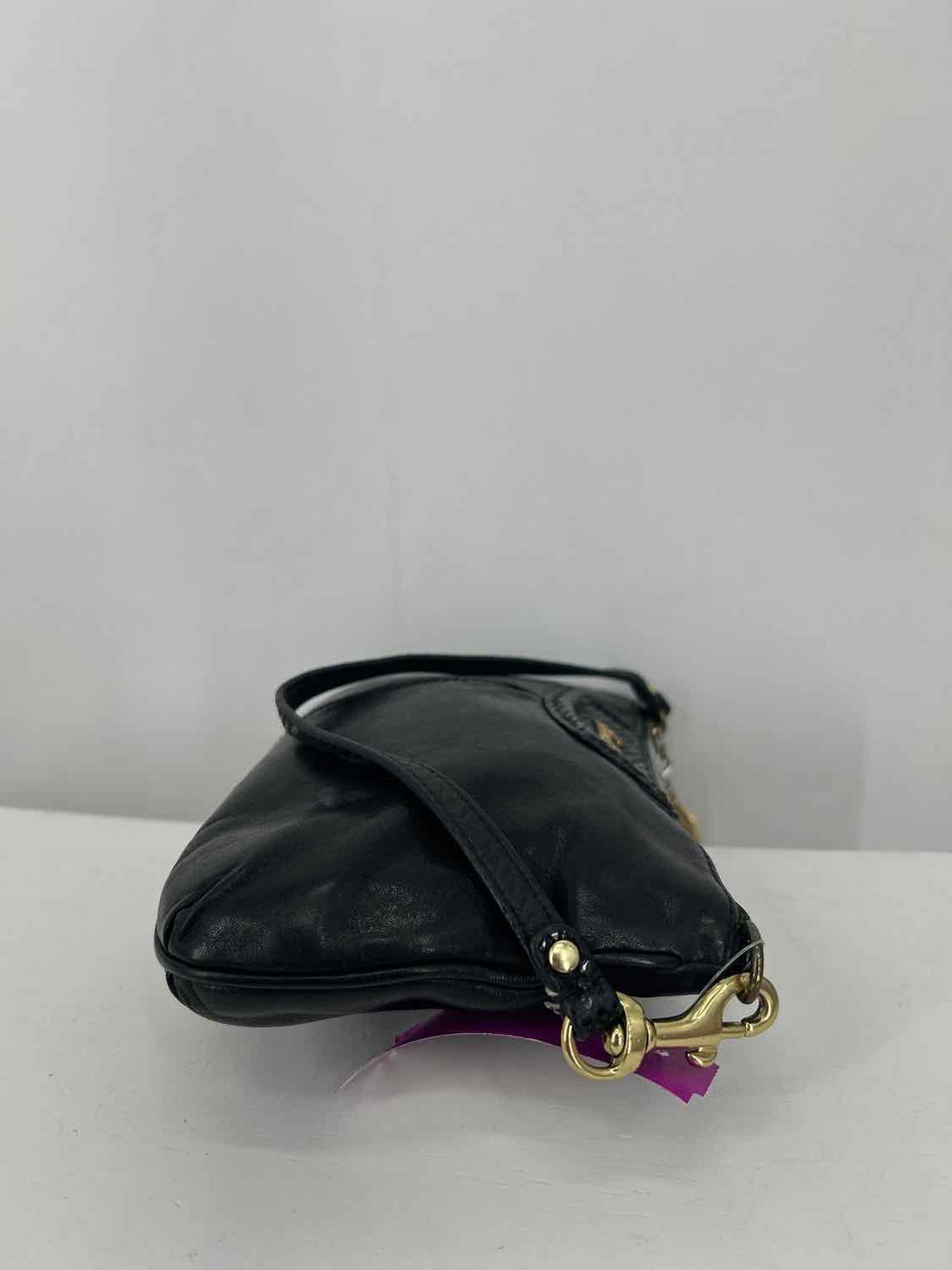 Coach Black Leather Vintage Clutch