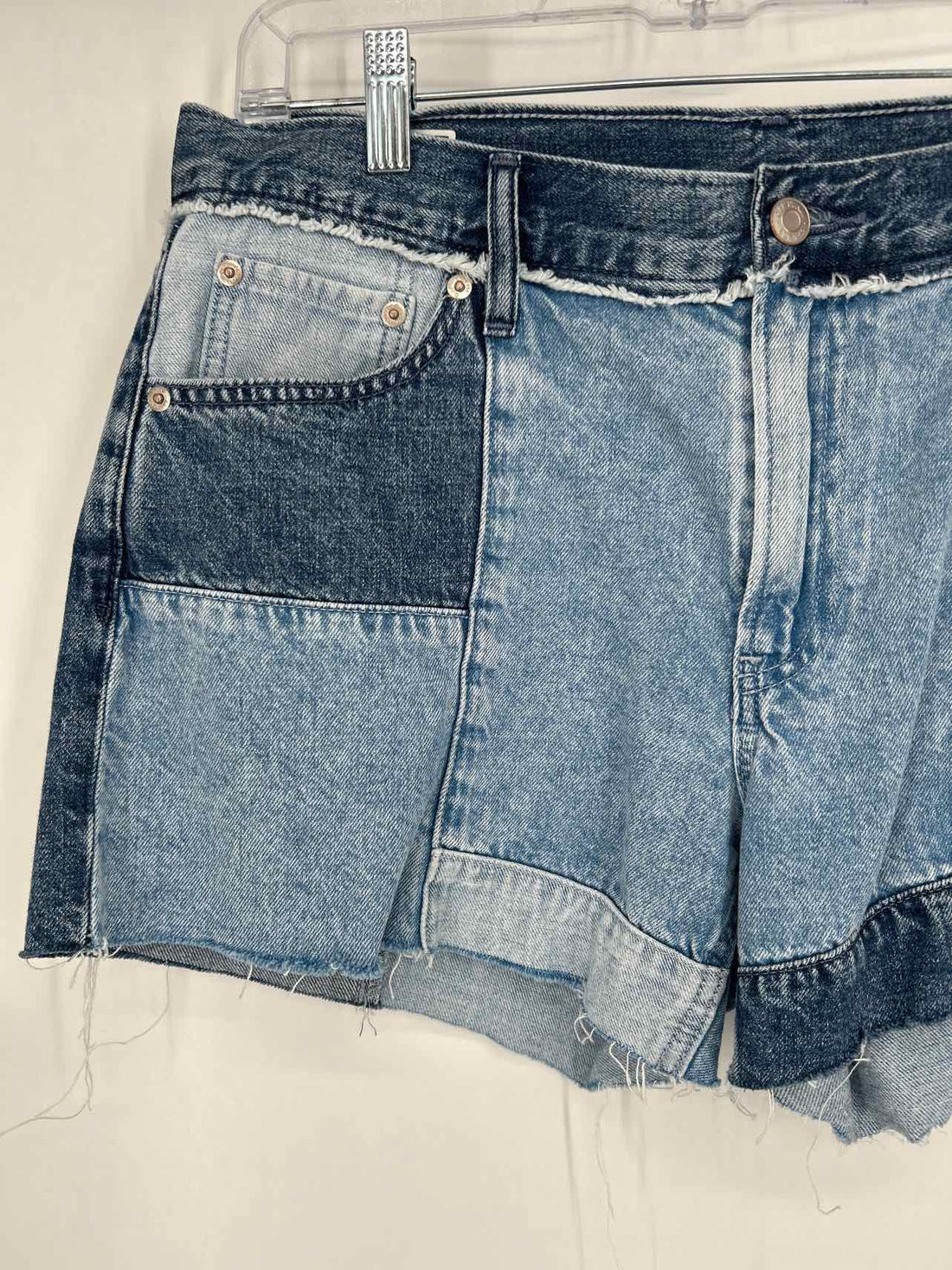 Gap Size 10 Denim Patchwork Shorts