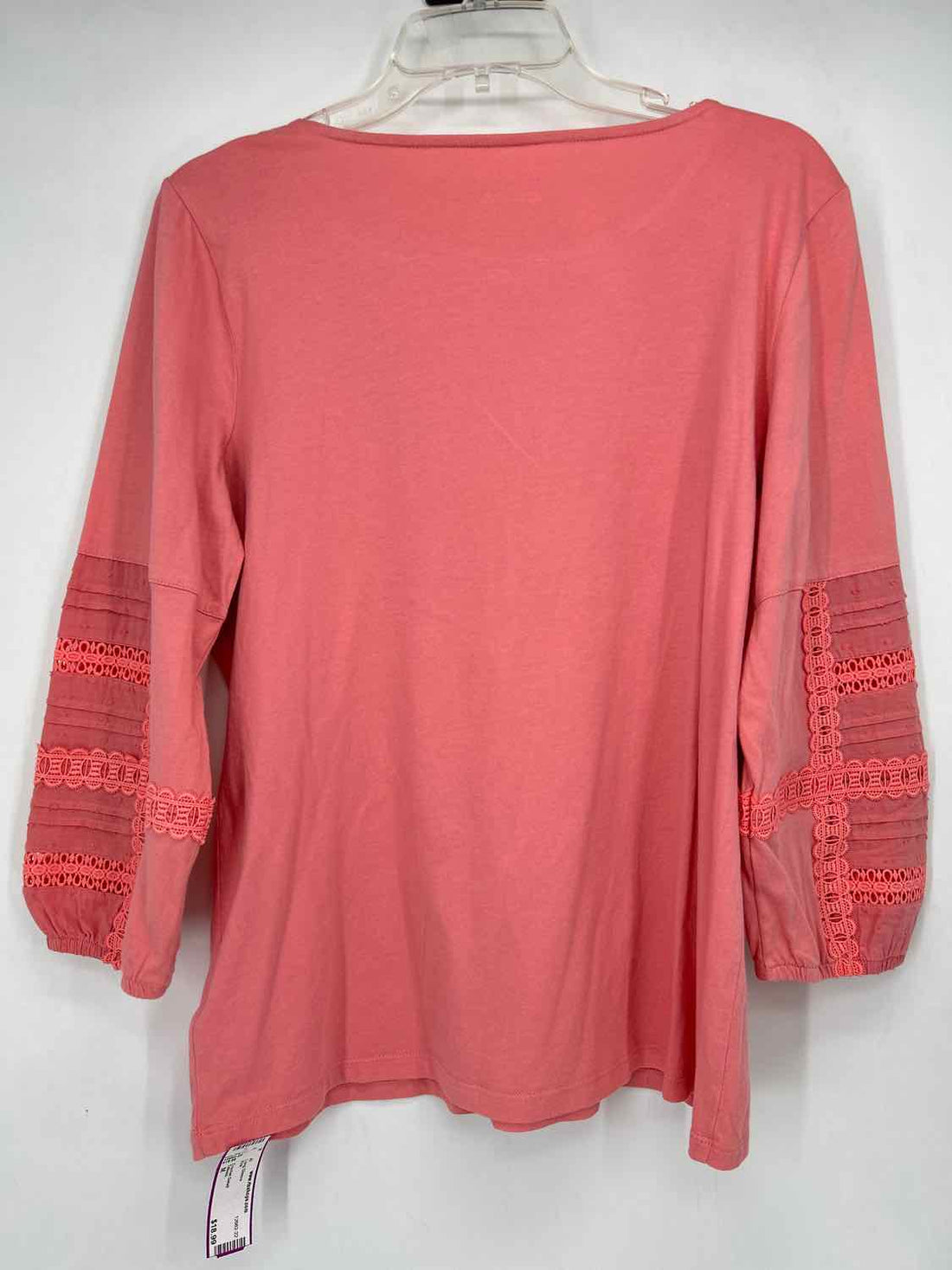 Talbots Size M Pink Long Sleeve