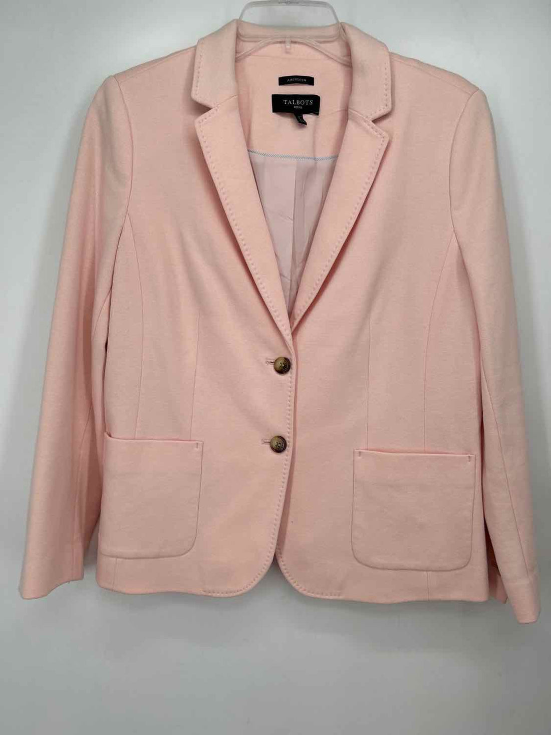 Talbots Size 14P Light Pink Blazer