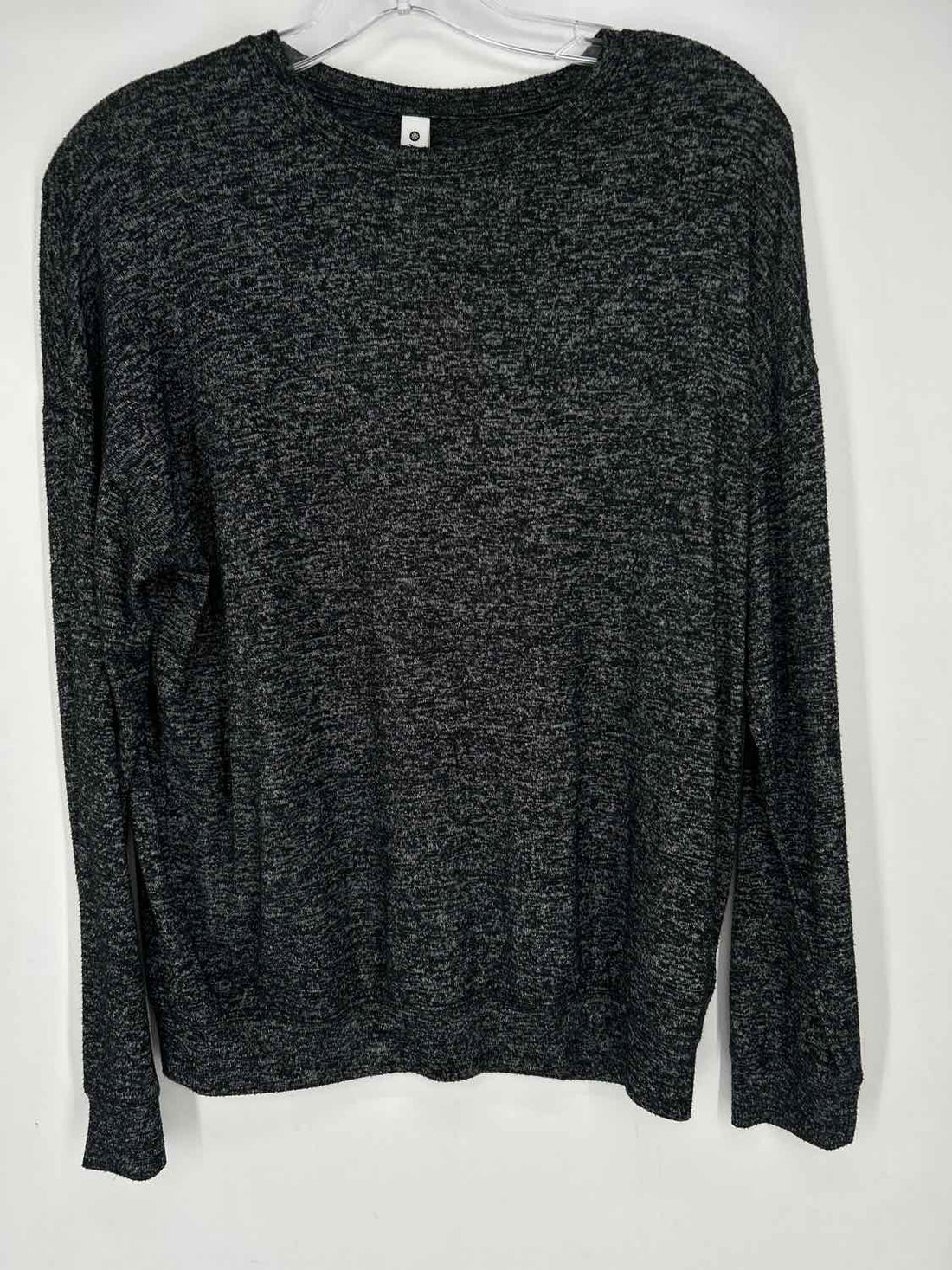 Athleta Size XXS Black & White Marled Long Sleeve