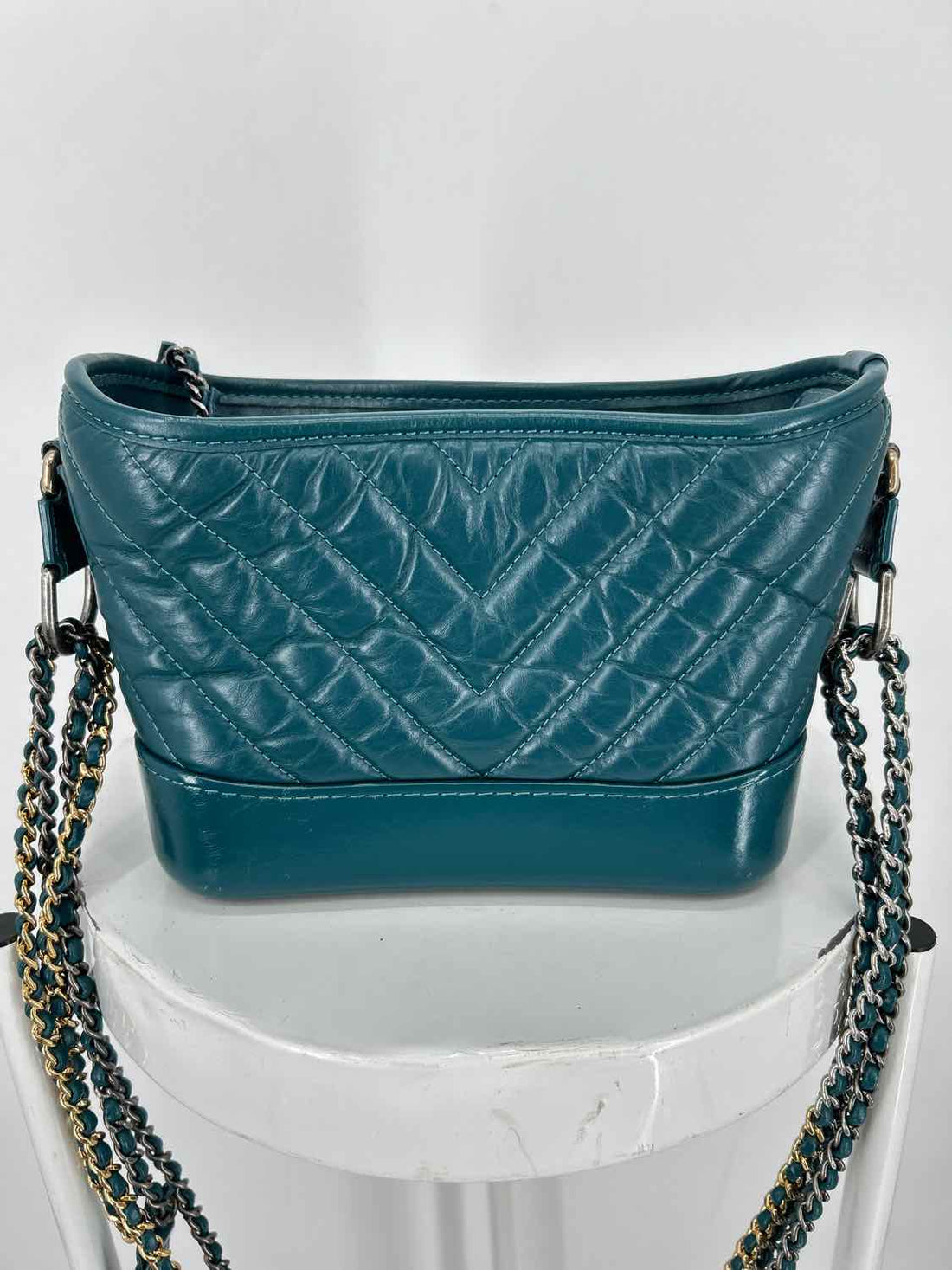 Chanel Gabrielle Teal Crossbody