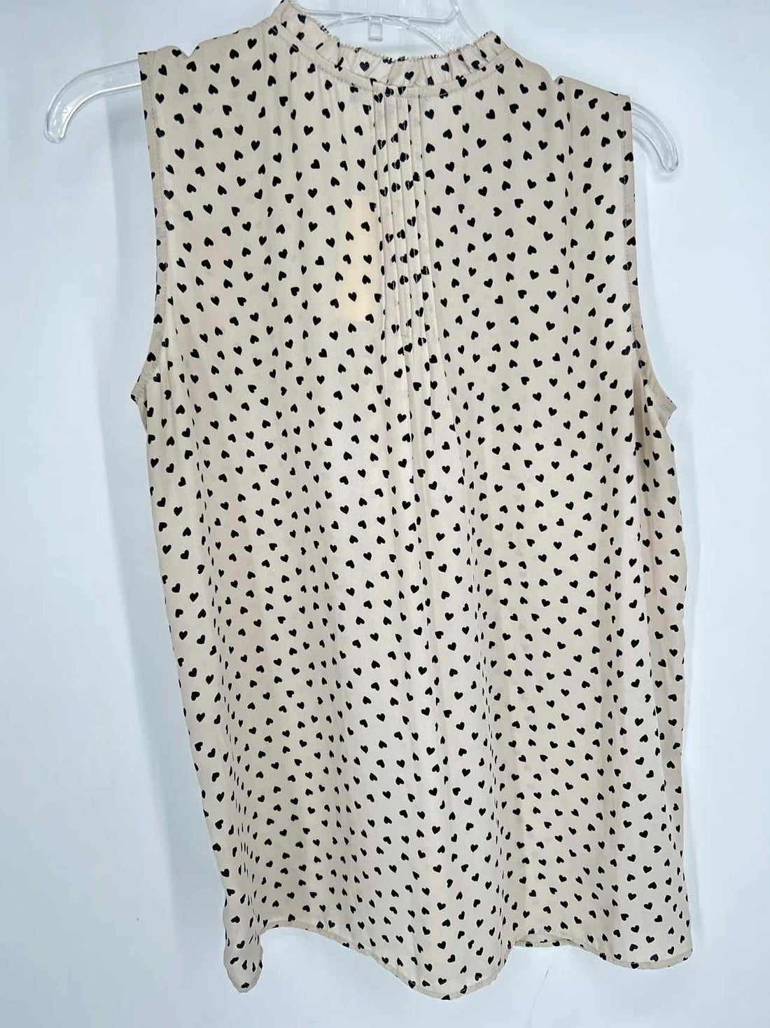 Adrianna Papell Size L Tan Print Sleeveless